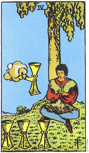 Four of Cups — สี่ถ้วย