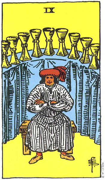 Nine of Cups — เก้าถ้วย