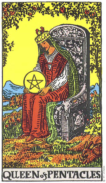 Queen of Pentacles — ราชินีเหรียญ