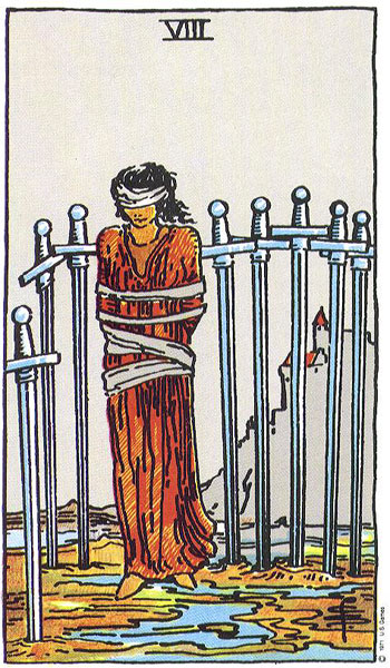 Eight of Swords — แปดดาบ