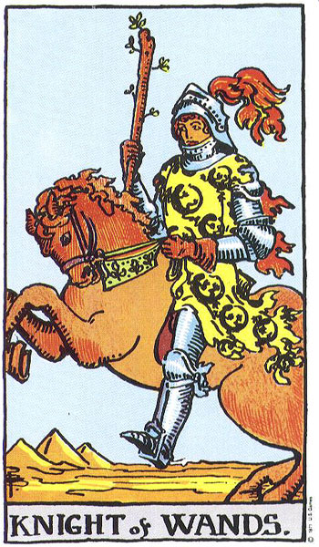 Knight of Wands — อัศวินถือไม้เท้า