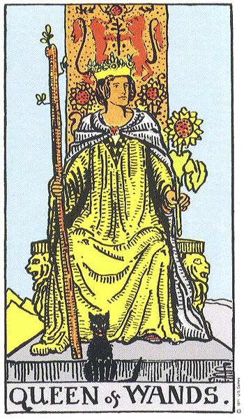 Queen of Wands — ราชินีไม้เท้า