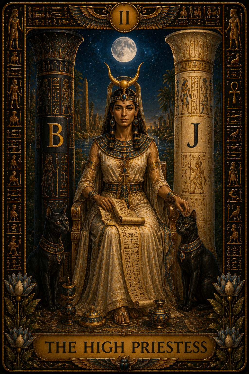 เจาะลึกความหมายไพ่ ราชินีพระจันทร์ (The High Priestess)